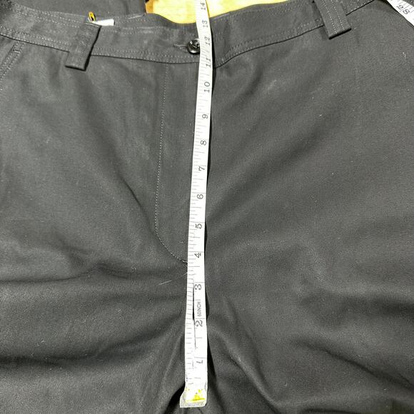 Dries Van Noten NWT Pakora Cotton Pants Cuffed Hem Wide Leg Sz 44 US 8-10 Black - Picture 10 of 11